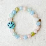 Keep on Smiling Morganite Stretch Bracelet