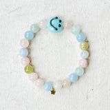 Keep on Smiling Morganite Stretch Bracelet