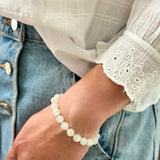 Natural Moonstone Bubble Bracelet