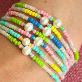 Yellow Mix Morganite Neapolitan Bracelet