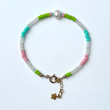 Kiwi Mix Morganite Neapolitan Bracelet