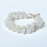 Natural Moonstone Bubble Bracelet