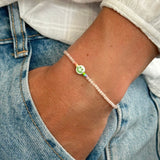 Natural Rose Quartz Happy People Bracelet