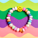 Opal Candy POP Smiley Stretchy Bracelet