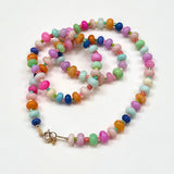 Brights and Stripes Natural Opal Necklace