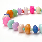 Brights and Stripes Opal Stretchy Bracelet