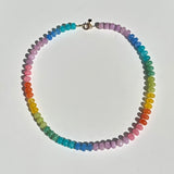 Rainbow Jade Sunshine Necklace