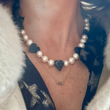 Coco Hearts Pearl Necklace