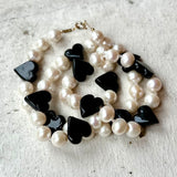 Coco Hearts Pearl Necklace