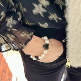 Coco Hearts Pearl Bracelet
