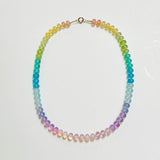 Waterfall Rainbow Jade Necklace
