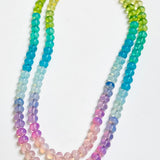 Waterfall Rainbow Jade Necklace