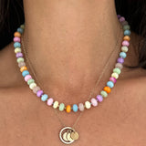 Rainbow Disco Opal Sweetie Necklace