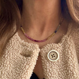 Rainbow Sapphire Necklace