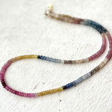 Rainbow Sapphire Necklace
